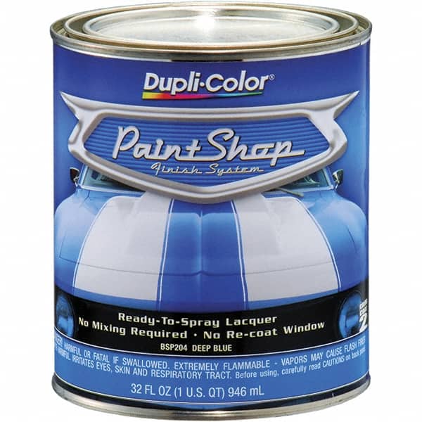 Dupli-Color - Deep Blue Automotive Topcoat - 1 Qt Can - Exact Tooling