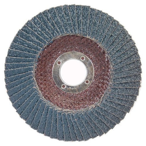 7″ × 7/8″ Flap Disc BlueFire Type 29 Fiberglass Plate 24 Grit - Exact Tooling