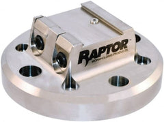 Raptor Workholding - 1-1/2" Jaw Width, 2" High Dovetail Vise - For Use with 4 & 5 Axis Workholding Systems - Exact Tooling