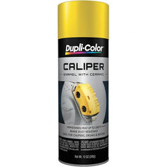 Dupli-Color - 12 oz Yellow Automotive Heat Resistant Paint - Gloss Finish, 500°F Max Temp, Comes in Aerosol Can - Exact Tooling