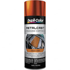 Dupli-Color - 11 oz Orange Anodized Automotive Heat Resistant Paint - Metallic Finish, 500°F Max Temp, Comes in Aerosol Can - Exact Tooling