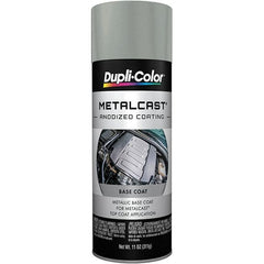 Dupli-Color - 11 oz Silver Anodized Automotive Heat Resistant Paint - Metallic Finish, 500°F Max Temp, Comes in Aerosol Can - Exact Tooling