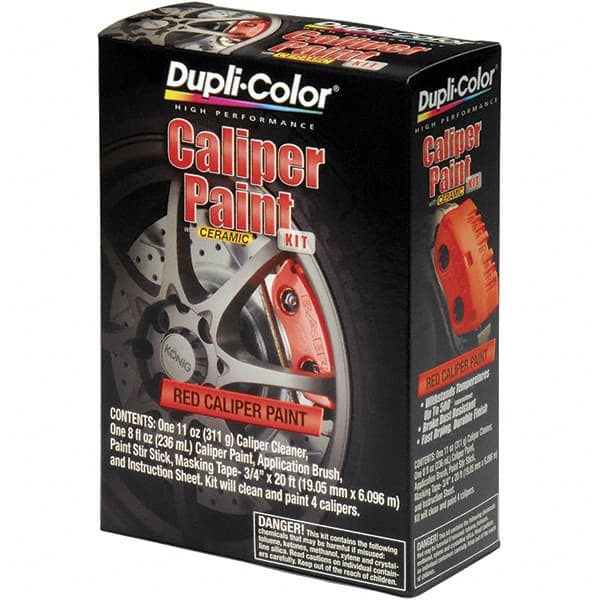 Dupli-Color - 16 oz Red Automotive Heat Resistant Paint - Gloss Finish, 500°F Max Temp, Comes in Aerosol Can - Exact Tooling