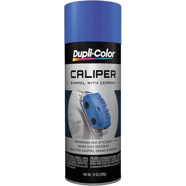 Dupli-Color - 12 oz Blue Automotive Heat Resistant Paint - Gloss Finish, 500°F Max Temp, Comes in Aerosol Can - Exact Tooling