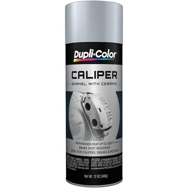 Dupli-Color - 12 oz Silver Automotive Heat Resistant Paint - Gloss Finish, 500°F Max Temp, Comes in Aerosol Can - Exact Tooling