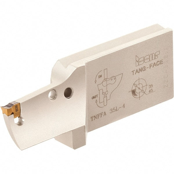 Iscar - 3" Groove Width, 18mm Max Depth of Cut, Left Hand Cut, TNFFH Indexable Grooving Blade - TNF-M, TNF-P Insert Style, Series TangFace - Exact Tooling