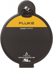 Fluke - 4\x94 Diam, Infrared Viewing Window - 9.35" View Area, .16\x94 Thickness, Use with Fluke IR Cameras - Exact Tooling