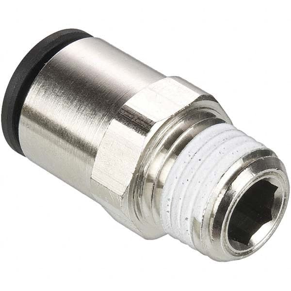 Legris - Metal Push-To-Connect Tube Fittings Type: Male Connector Tube Outside Diameter (mm): 14 - Exact Tooling