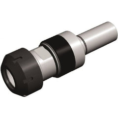Kennametal - 25mm Straight Shank Diam Tension & Compression Tapping Chuck - M4.5 to M12 Tap Capacity, 76.6mm Projection, Through Coolant - Exact Tooling