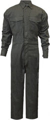 National Safety Apparel - Size 2XL Tall Green HRC 2 Flame Resistant/Retardant Welding Coveralls - Exact Tooling