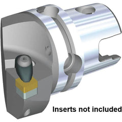 Kennametal - Left Hand Cut, Size KM80TS, CN... 432 & CN..120408 Insert Compatiblity, Internal or External Modular Turning & Profiling Cutting Unit Head - 53mm Ctr to Cutting Edge, 70mm Head Length, Through Coolant, Series Kenclamp - Exact Tooling