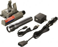 Streamlight - White LED Bulb, 500 Lumens, Industrial/Tactical Flashlight - Black Aluminum Body, 1 3.75V Lithium-Ion Battery Included - Exact Tooling