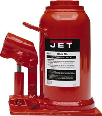 Jet - Manual Bottle, Screw, Ratchet & Hydraulic Jacks Type: Hydraulic Bottle Jack Load Capacity (Ton): 22-1/2 (Inch) - Exact Tooling
