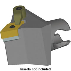 Kennametal - Neutral Cut, Size KM25, DN.. 1104.. & DN... 332 Insert Compatiblity, External Modular Turning & Profiling Cutting Unit Head - 30mm Head Length, Series Kenloc - Exact Tooling