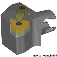 Kennametal - Right Hand Cut, Size KM20, WN.. 0804.. & WN.. 432 Insert Compatiblity, External Modular Turning & Profiling Cutting Unit Head - 12.5mm Ctr to Cutting Edge, 25mm Head Length, Series Kenloc - Exact Tooling