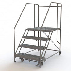 TRI-ARC - Rolling & Wall Mounted Ladders & Platforms Type: Rolling Work Platform Style: Steel Work Platform - Exact Tooling