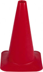 PRO-SAFE - 18" High, Red Sport Traffic Cone - 12" Base Width, 2.5 Lb - Exact Tooling