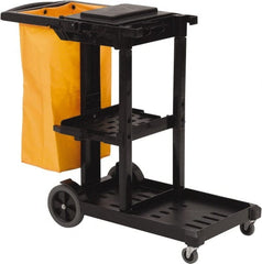 O-Cedar - 100 Qt Plastic Janitor Cart - 18-1/4" Width - Exact Tooling