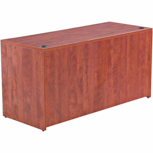 ALERA - 59.13" Long x 29.63" High x 23.63" Deep, Credenza - Medium Cherry, Woodgrain Laminate - Exact Tooling