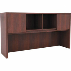 ALERA - 58.88" Long x 35-1/2" High x 15" Deep, Kneespace Credenza - Medium Cherry, Woodgrain Laminate - Exact Tooling