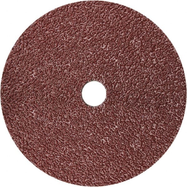 3M - 7" Diam 80 Grit Fiber Disc - Ceramic, 8,600 Max RPM, Series 782C - Exact Tooling