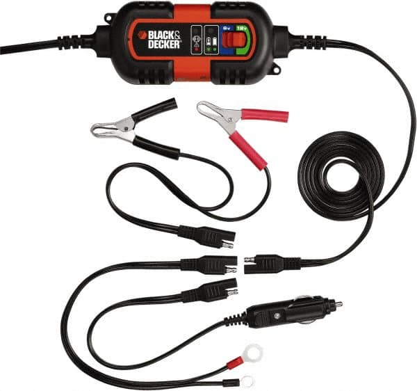 Black & Decker - 6/12 Volt Automatic Charger/Maintainer - 2 Amps - Exact Tooling