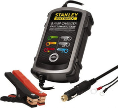 Stanley - 12 Volt Automatic Charger/Maintainer - 8 Amps - Exact Tooling