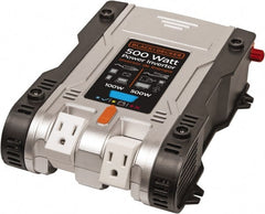 Stanley - 12 VDC Input, 120 VAC Output, 500 Peak Wattage, Power Inverter - 500 Watt Continuous Output Power - Exact Tooling