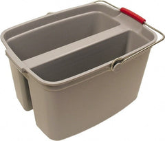 O-Cedar - 19 Qt Plastic Bucket - 18" Long x 10" High x 12-3/4" Wide, Gray - Exact Tooling