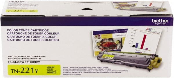 Brother - Yellow Toner Cartridge - Use with Brother HL-310CW, 3170CW, 3180CDW, MFC-9130CW, 9330CDW, 9340CW - Exact Tooling