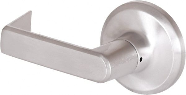 Stanley - Grade 2 Dummy Lever Lockset - 2-3/8 & 2-3/4" Back Set, Keyless Cylinder, Brass Alloy, Satin Chrome Finish - Exact Tooling