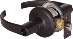 Stanley - Grade 2 Office Lever Lockset - 2-3/8 & 2-3/4" Back Set, Brass Alloy, Oil Rubbed Bronze Finish - Exact Tooling
