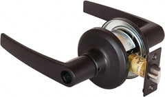Stanley - Grade 2 Office Lever Lockset - 2-3/8 & 2-3/4" Back Set, Brass Alloy, Oil Rubbed Bronze Finish - Exact Tooling