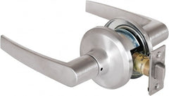 Stanley - Grade 2 Passage Lever Lockset - 2-3/8 & 2-3/4" Back Set, Keyless Cylinder, Brass Alloy, Satin Chrome Finish - Exact Tooling