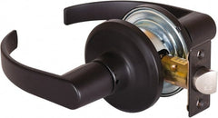 Stanley - Grade 2 Passage Lever Lockset - 2-3/8 & 2-3/4" Back Set, Keyless Cylinder, Brass Alloy, Oil Rubbed Bronze Finish - Exact Tooling