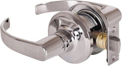 Stanley - Grade 2 Passage Lever Lockset - 2-3/8 & 2-3/4" Back Set, Keyless Cylinder, Brass Alloy, Bright Chrome Finish - Exact Tooling