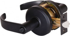 Stanley - Grade 2 Entrance Lever Lockset - 2-3/4" Back Set, Key In Lever Cylinder, Brass Alloy, Oil Rubbed Bronze Finish - Exact Tooling