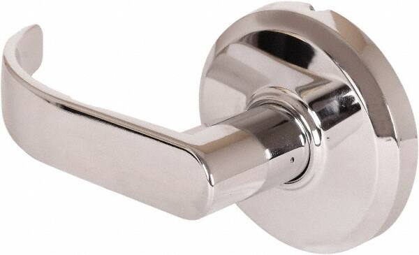 Stanley - Grade 2 Dummy Lever Lockset - 2-3/4" Back Set, Keyless Cylinder, Brass Alloy, Bright Chrome Finish - Exact Tooling