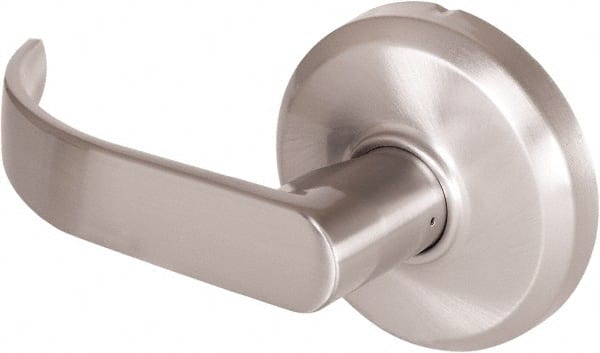 Stanley - Grade 2 Dummy Lever Lockset - 2-3/4" Back Set, Keyless Cylinder, Brass Alloy, Nickel Finish - Exact Tooling