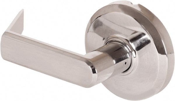 Stanley - Grade 2 Dummy Lever Lockset - 2-3/4" Back Set, Keyless Cylinder, Brass Alloy, Bright Chrome Finish - Exact Tooling