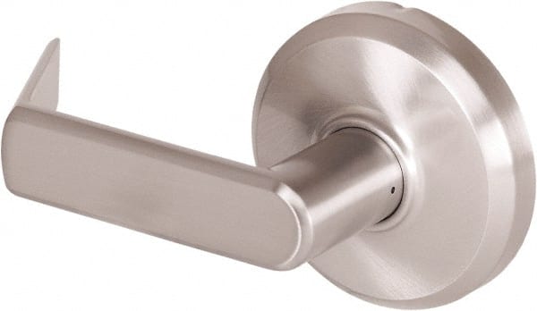 Stanley - Grade 2 Dummy Lever Lockset - 2-3/4" Back Set, Keyless Cylinder, Brass Alloy, Nickel Finish - Exact Tooling