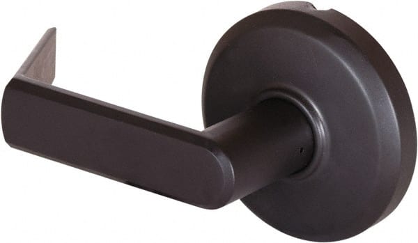 Stanley - Grade 2 Dummy Lever Lockset - 2-3/4" Back Set, Keyless Cylinder, Brass Alloy, Oil Rubbed Bronze Finish - Exact Tooling