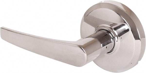 Stanley - Grade 2 Dummy Lever Lockset - 2-3/4" Back Set, Keyless Cylinder, Brass Alloy, Bright Chrome Finish - Exact Tooling