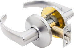 Best - Grade 1 Privacy Lever Lockset - 2-3/4" Back Set, Keyless Cylinder, Brass Alloy, Satin Chrome Finish - Exact Tooling