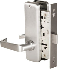 Best - Grade 1 Passage Lever Lockset - 2-3/4" Back Set, Keyless Cylinder, Brass Alloy, Satin Chrome Finish - Exact Tooling