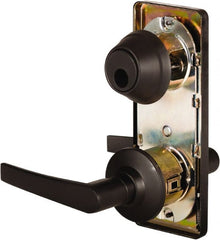 Stanley - Grade 2 Passage Lever Lockset - 2-3/4" Back Set, Keyless Cylinder, Brass Alloy, Oil Rubbed Bronze Finish - Exact Tooling