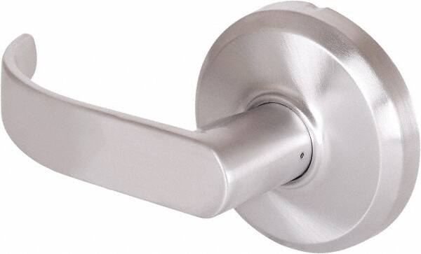Stanley - Grade 1 Dummy Lever Lockset - 2-3/4" Back Set, Keyless Cylinder, Brass Alloy, Satin Chrome Finish - Exact Tooling