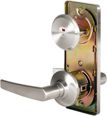 Stanley - Grade 2 Passage Lever Lockset - 2-3/4" Back Set, Keyless Cylinder, Brass Alloy, Satin Chrome Finish - Exact Tooling