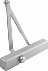 Stanley - 9-3/4" Closer Body Length, Multi-Size Closer Manual Damper - Painted Aluminum Finish, Reversible - Exact Tooling