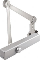 Stanley - 12-1/4" Closer Body Length, Multi-Size Closer Manual Damper - Painted Aluminum Finish, Reversible - Exact Tooling